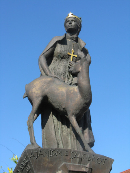 Nagy Benedek: Boldog Gizella királyné szobor.
